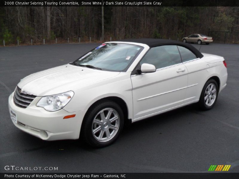Stone White / Dark Slate Gray/Light Slate Gray 2008 Chrysler Sebring Touring Convertible