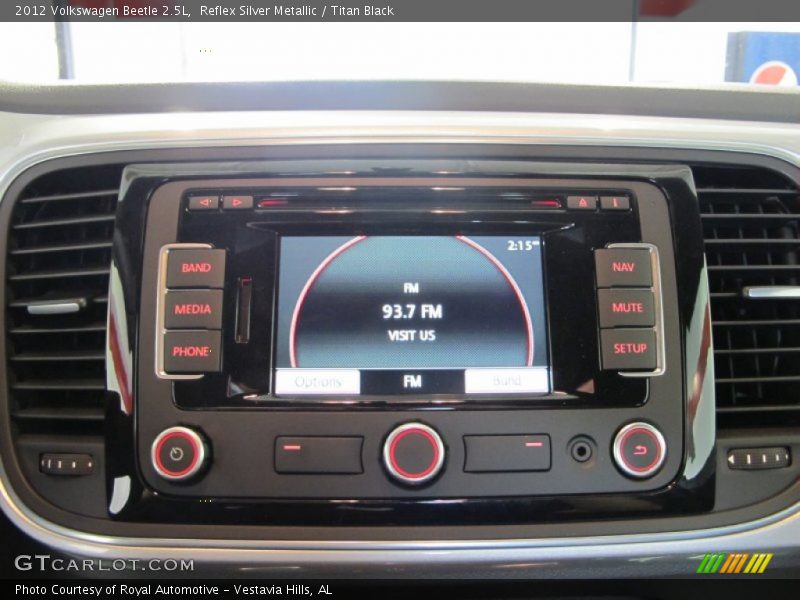 Controls of 2012 Beetle 2.5L