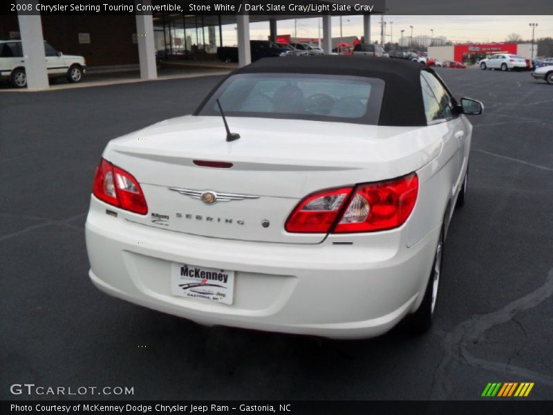 Stone White / Dark Slate Gray/Light Slate Gray 2008 Chrysler Sebring Touring Convertible