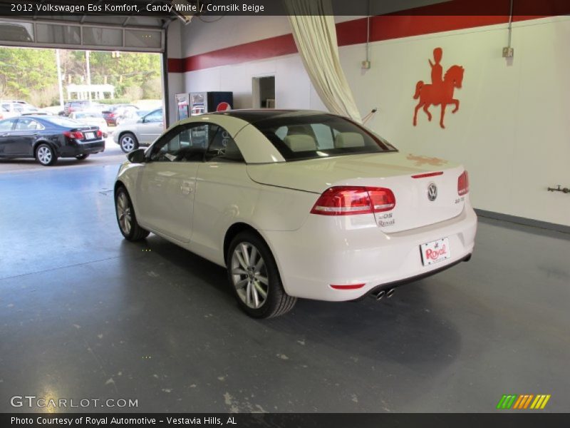 Candy White / Cornsilk Beige 2012 Volkswagen Eos Komfort