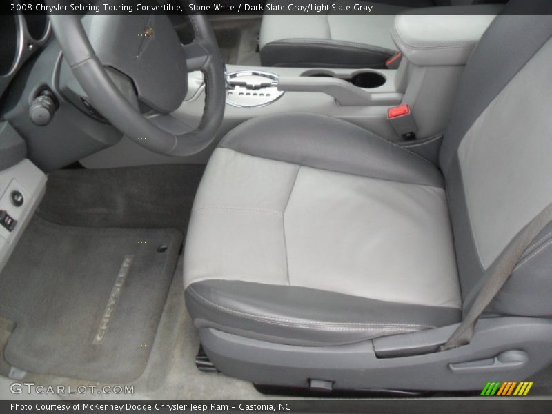 Stone White / Dark Slate Gray/Light Slate Gray 2008 Chrysler Sebring Touring Convertible