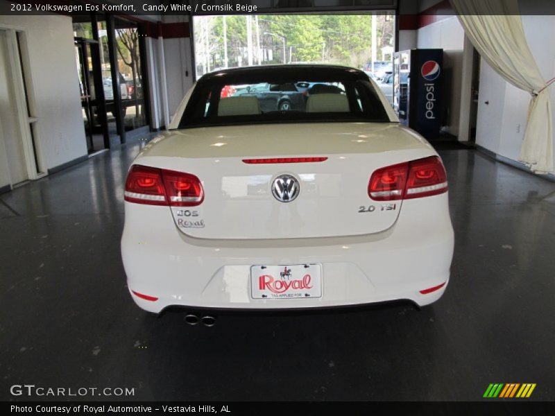 Candy White / Cornsilk Beige 2012 Volkswagen Eos Komfort