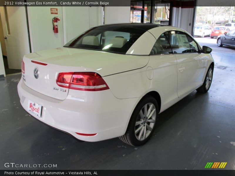 Candy White / Cornsilk Beige 2012 Volkswagen Eos Komfort