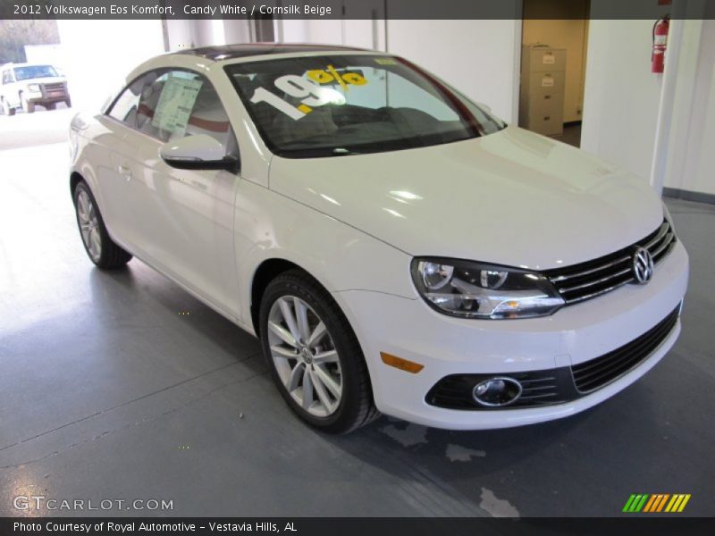 Candy White / Cornsilk Beige 2012 Volkswagen Eos Komfort