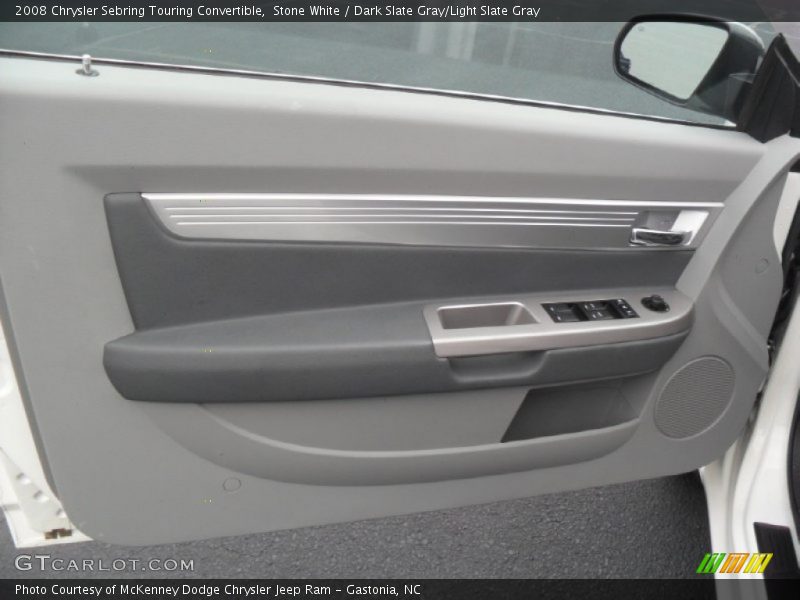 Stone White / Dark Slate Gray/Light Slate Gray 2008 Chrysler Sebring Touring Convertible