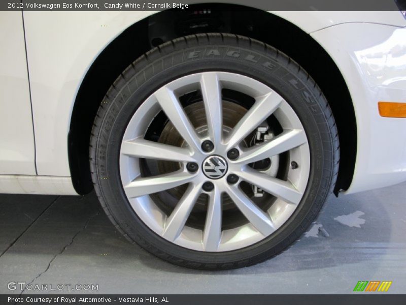 Candy White / Cornsilk Beige 2012 Volkswagen Eos Komfort
