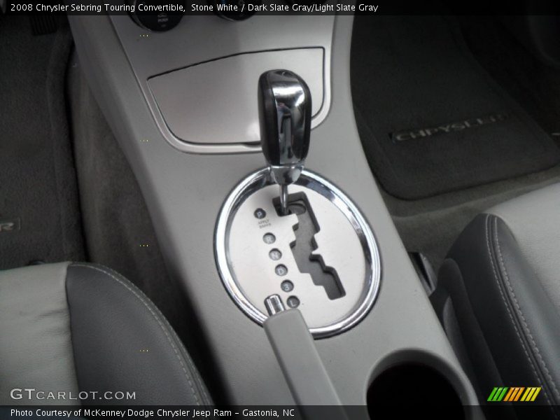 Stone White / Dark Slate Gray/Light Slate Gray 2008 Chrysler Sebring Touring Convertible