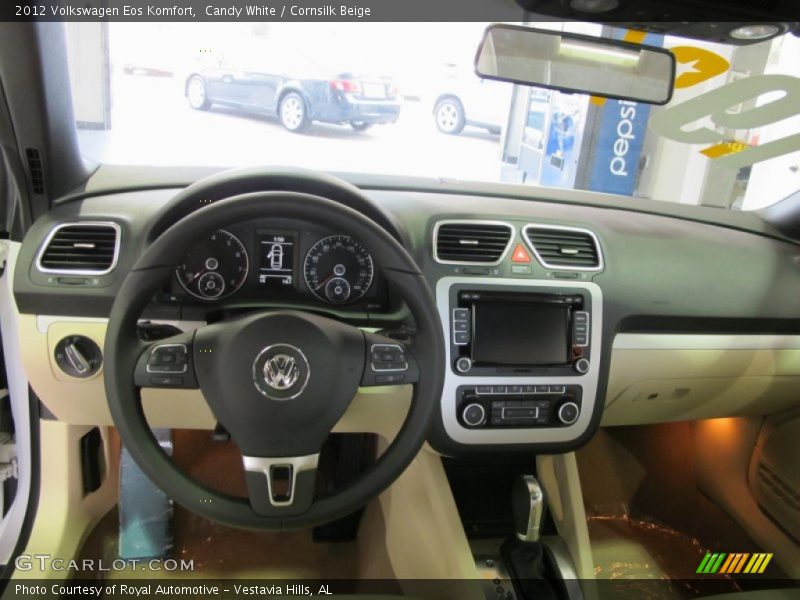 Candy White / Cornsilk Beige 2012 Volkswagen Eos Komfort