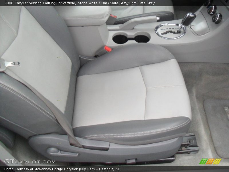 Stone White / Dark Slate Gray/Light Slate Gray 2008 Chrysler Sebring Touring Convertible