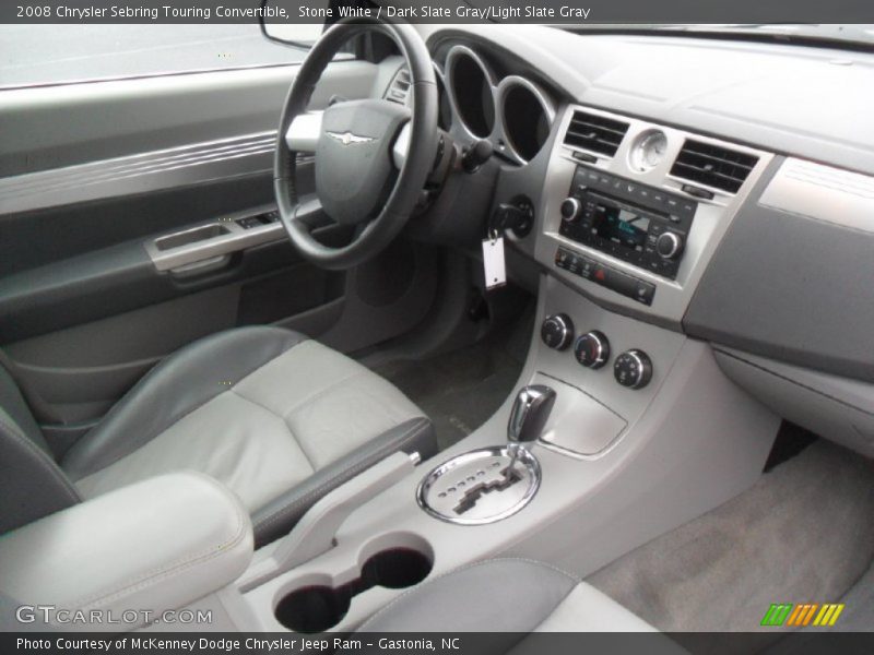 Stone White / Dark Slate Gray/Light Slate Gray 2008 Chrysler Sebring Touring Convertible