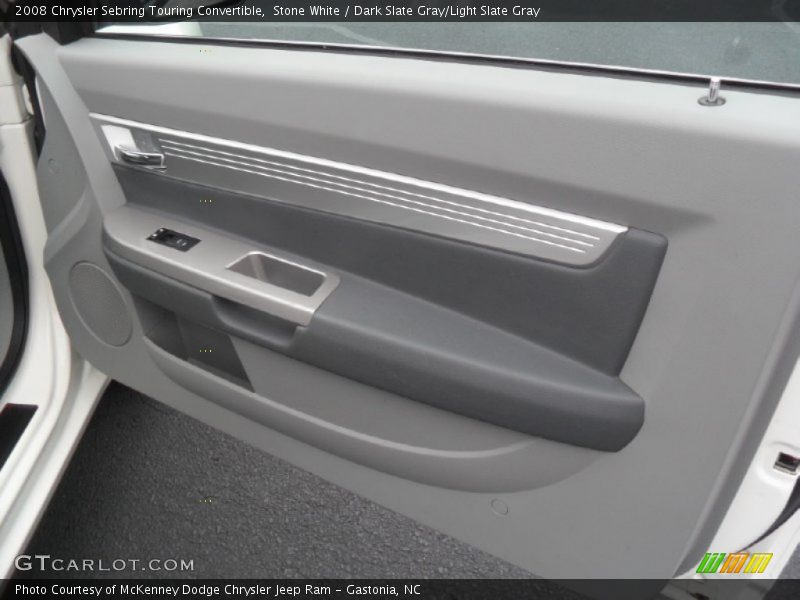 Stone White / Dark Slate Gray/Light Slate Gray 2008 Chrysler Sebring Touring Convertible