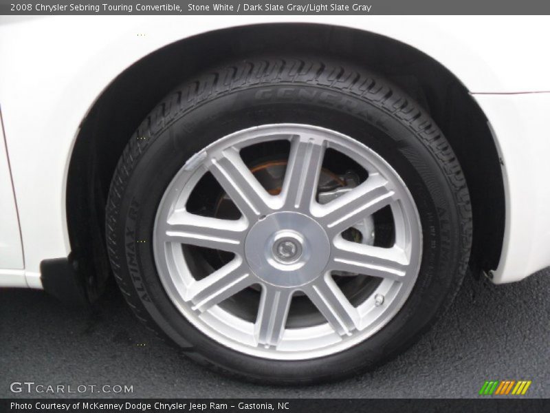 Stone White / Dark Slate Gray/Light Slate Gray 2008 Chrysler Sebring Touring Convertible