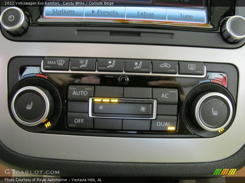 Candy White / Cornsilk Beige 2012 Volkswagen Eos Komfort