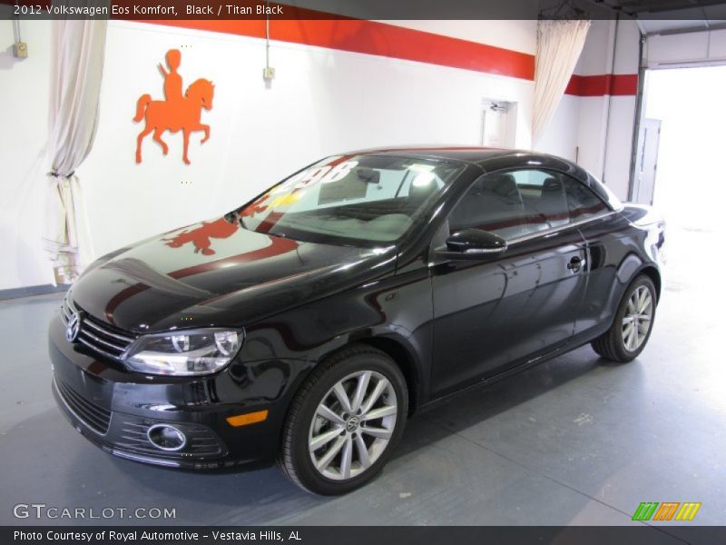 Black / Titan Black 2012 Volkswagen Eos Komfort