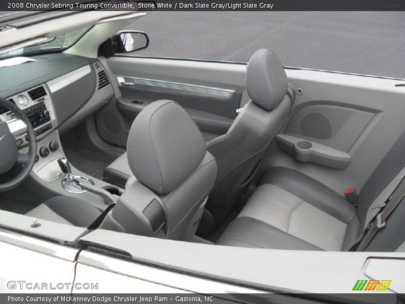 Stone White / Dark Slate Gray/Light Slate Gray 2008 Chrysler Sebring Touring Convertible