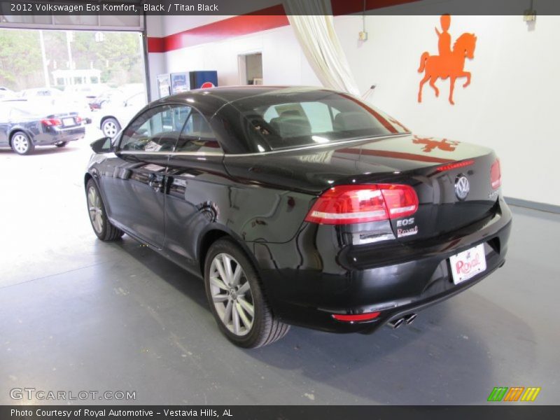 Black / Titan Black 2012 Volkswagen Eos Komfort