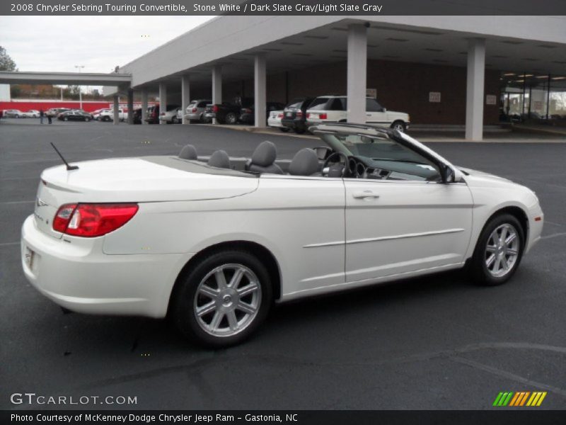 Stone White / Dark Slate Gray/Light Slate Gray 2008 Chrysler Sebring Touring Convertible