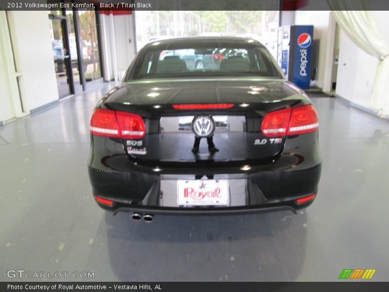 Black / Titan Black 2012 Volkswagen Eos Komfort
