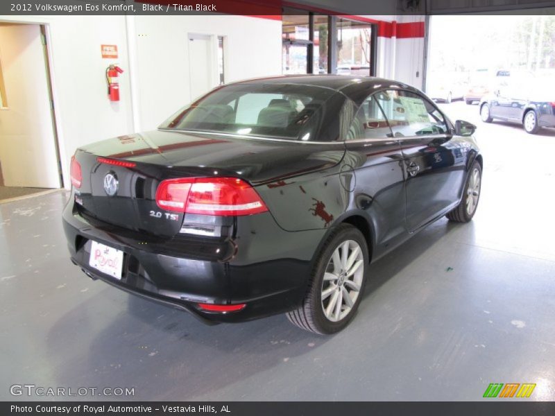 Black / Titan Black 2012 Volkswagen Eos Komfort