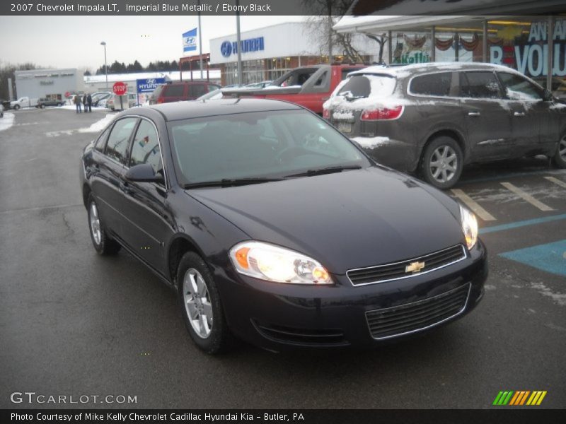 Imperial Blue Metallic / Ebony Black 2007 Chevrolet Impala LT