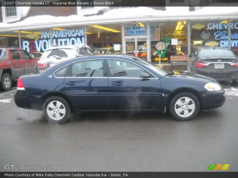 Imperial Blue Metallic / Ebony Black 2007 Chevrolet Impala LT