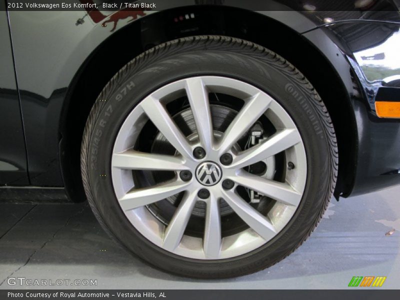 Black / Titan Black 2012 Volkswagen Eos Komfort