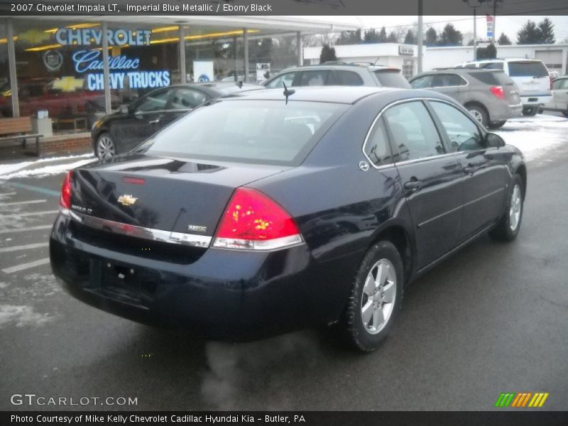 Imperial Blue Metallic / Ebony Black 2007 Chevrolet Impala LT