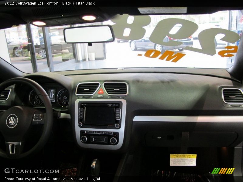 Black / Titan Black 2012 Volkswagen Eos Komfort