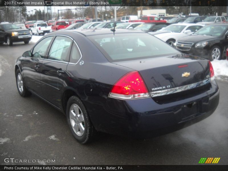 Imperial Blue Metallic / Ebony Black 2007 Chevrolet Impala LT