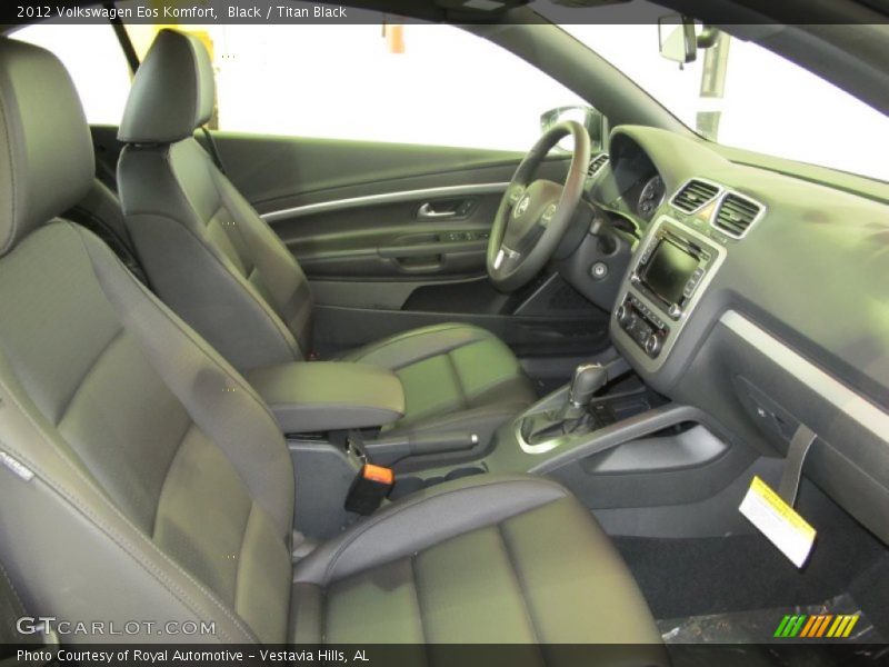 Black / Titan Black 2012 Volkswagen Eos Komfort