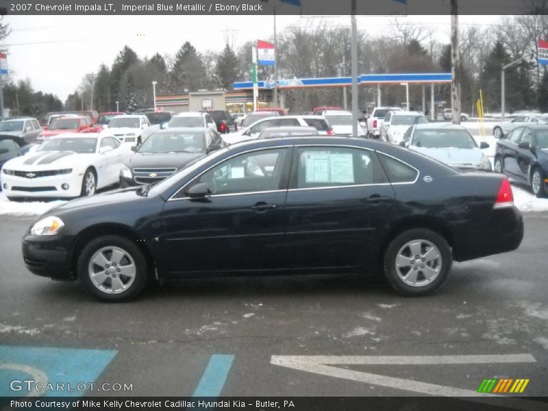 Imperial Blue Metallic / Ebony Black 2007 Chevrolet Impala LT