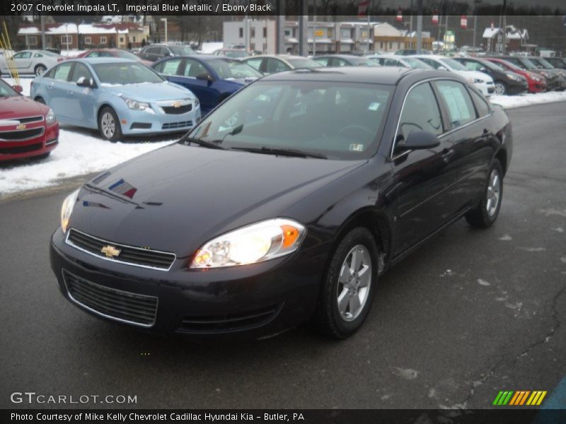 Imperial Blue Metallic / Ebony Black 2007 Chevrolet Impala LT