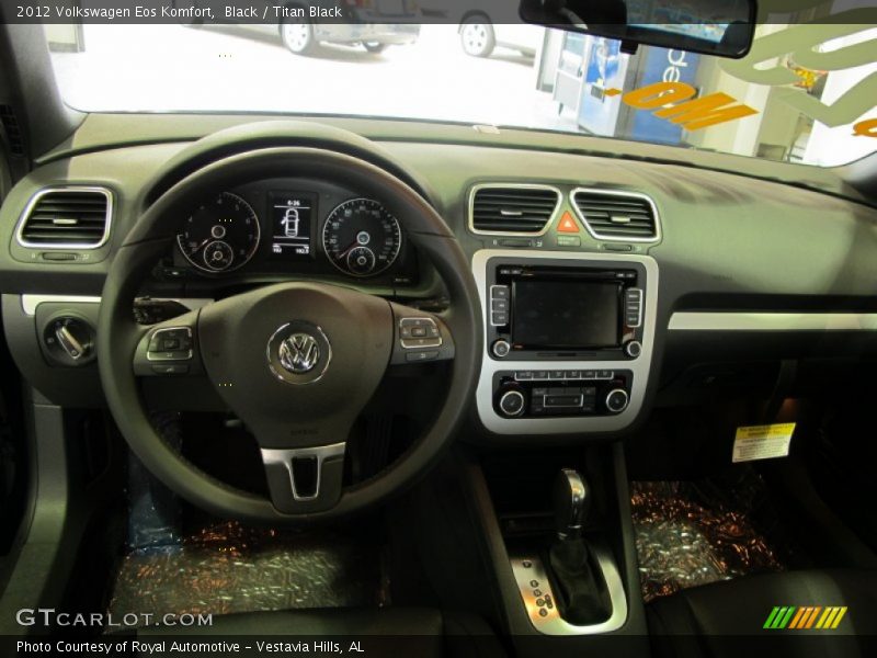 Black / Titan Black 2012 Volkswagen Eos Komfort