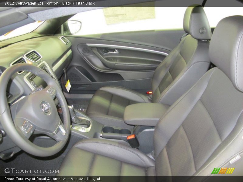 Black / Titan Black 2012 Volkswagen Eos Komfort