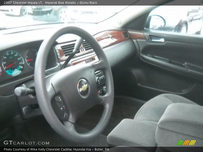 Imperial Blue Metallic / Ebony Black 2007 Chevrolet Impala LT