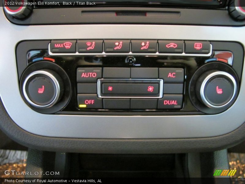 Black / Titan Black 2012 Volkswagen Eos Komfort