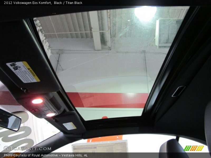 Black / Titan Black 2012 Volkswagen Eos Komfort