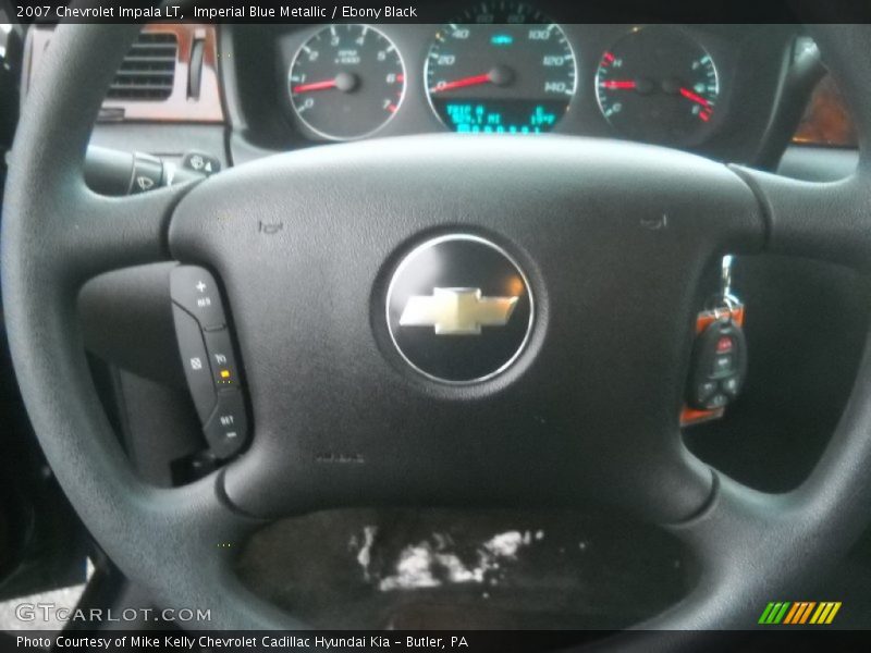 Imperial Blue Metallic / Ebony Black 2007 Chevrolet Impala LT