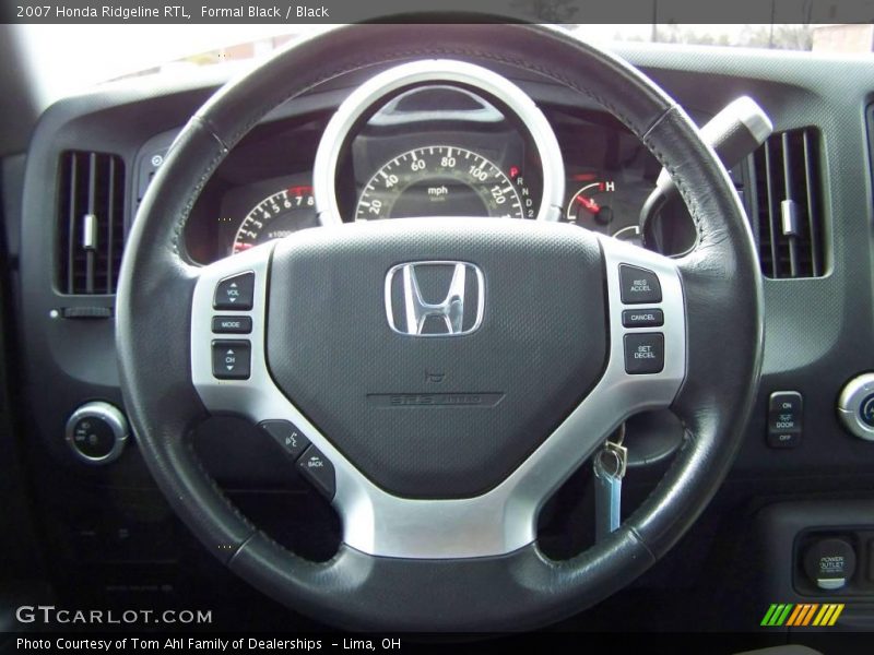 Formal Black / Black 2007 Honda Ridgeline RTL