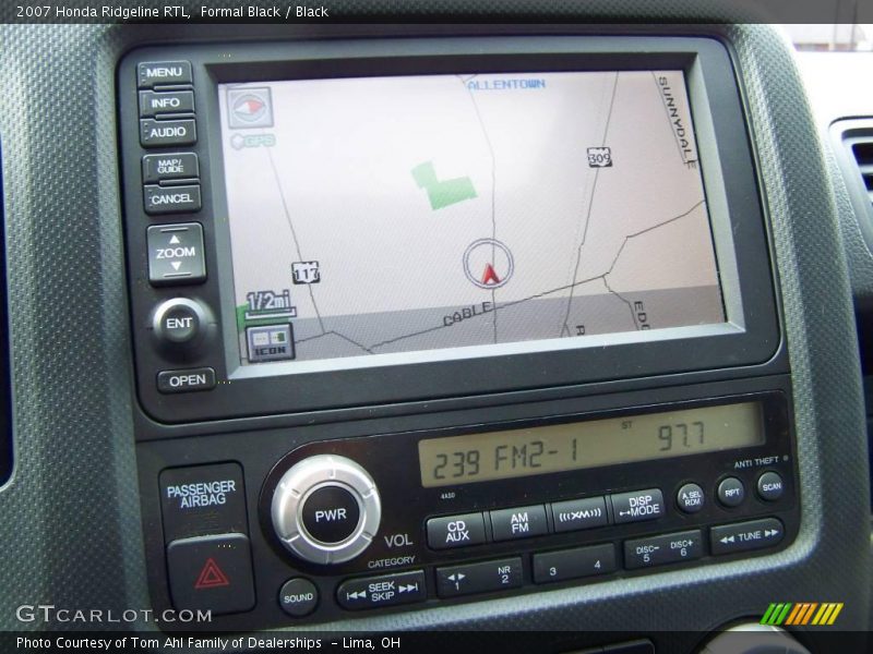Formal Black / Black 2007 Honda Ridgeline RTL