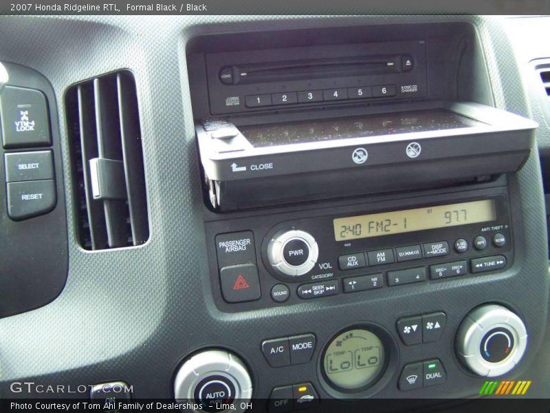 Formal Black / Black 2007 Honda Ridgeline RTL
