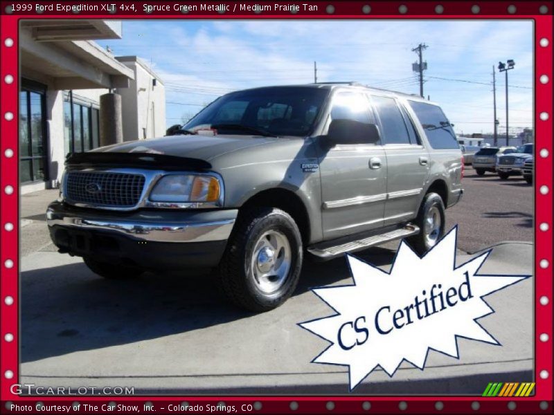 Spruce Green Metallic / Medium Prairie Tan 1999 Ford Expedition XLT 4x4