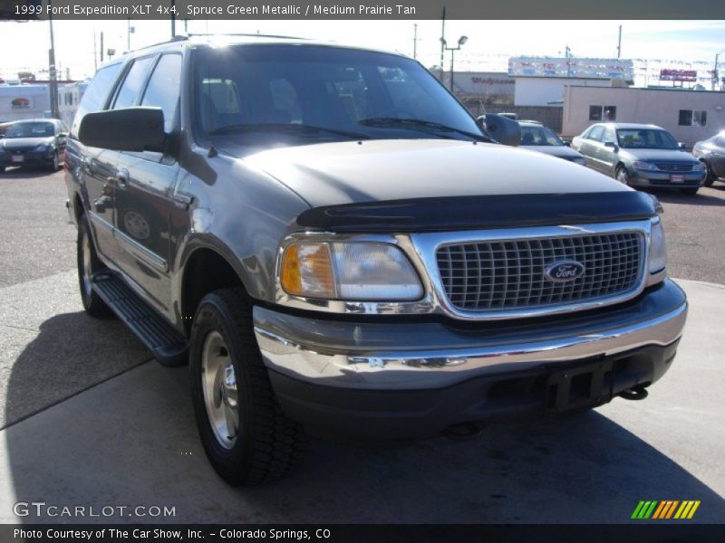 Spruce Green Metallic / Medium Prairie Tan 1999 Ford Expedition XLT 4x4