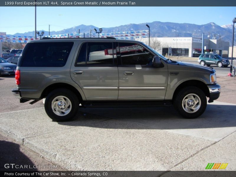 Spruce Green Metallic / Medium Prairie Tan 1999 Ford Expedition XLT 4x4