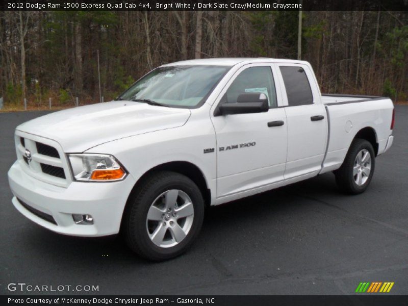 Front 3/4 View of 2012 Ram 1500 Express Quad Cab 4x4