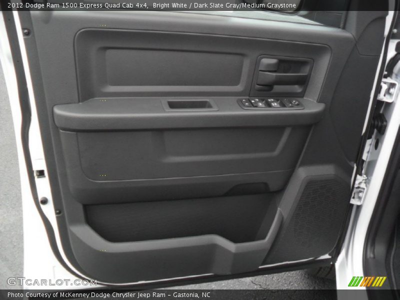 Bright White / Dark Slate Gray/Medium Graystone 2012 Dodge Ram 1500 Express Quad Cab 4x4