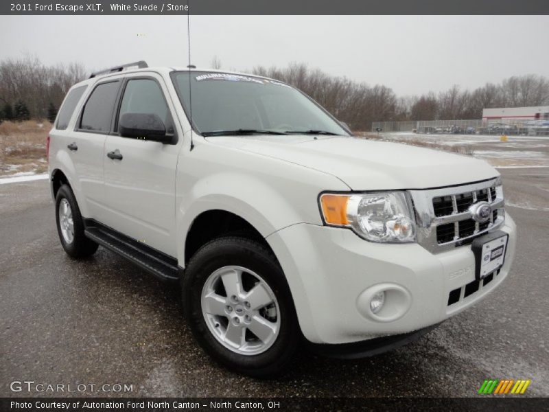 White Suede / Stone 2011 Ford Escape XLT