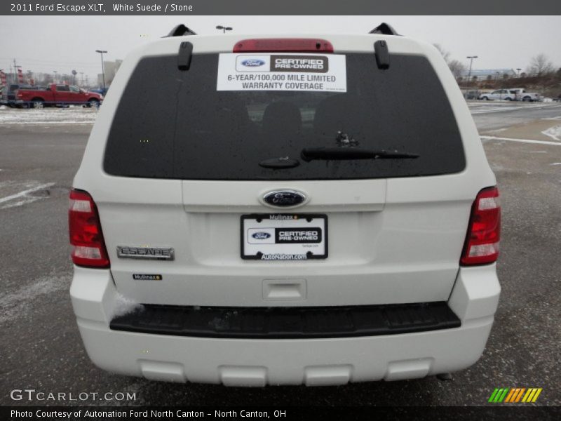 White Suede / Stone 2011 Ford Escape XLT