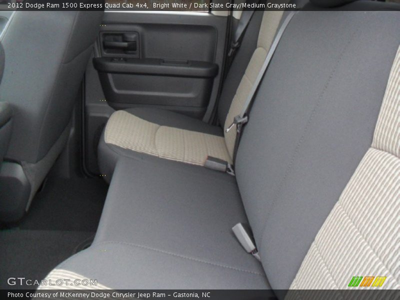 Bright White / Dark Slate Gray/Medium Graystone 2012 Dodge Ram 1500 Express Quad Cab 4x4