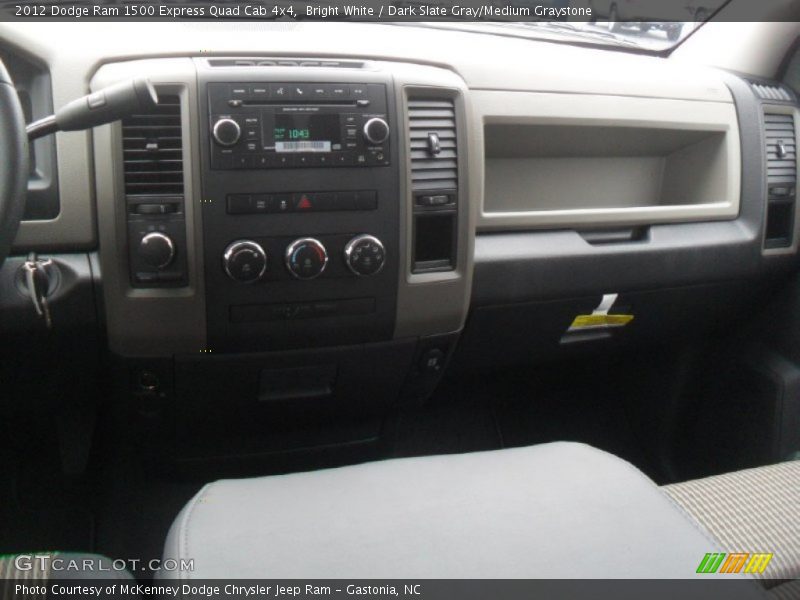 Bright White / Dark Slate Gray/Medium Graystone 2012 Dodge Ram 1500 Express Quad Cab 4x4